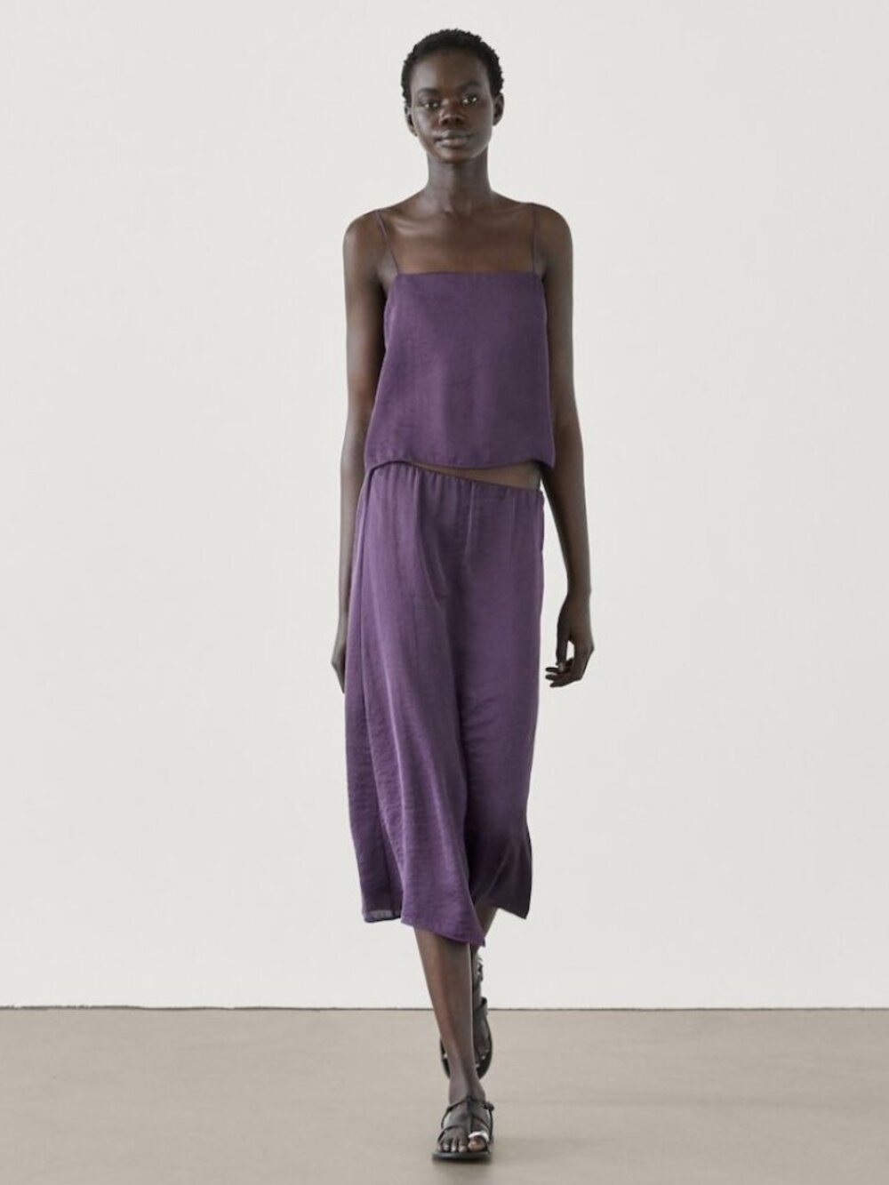 Massimo Dutti Satin Set